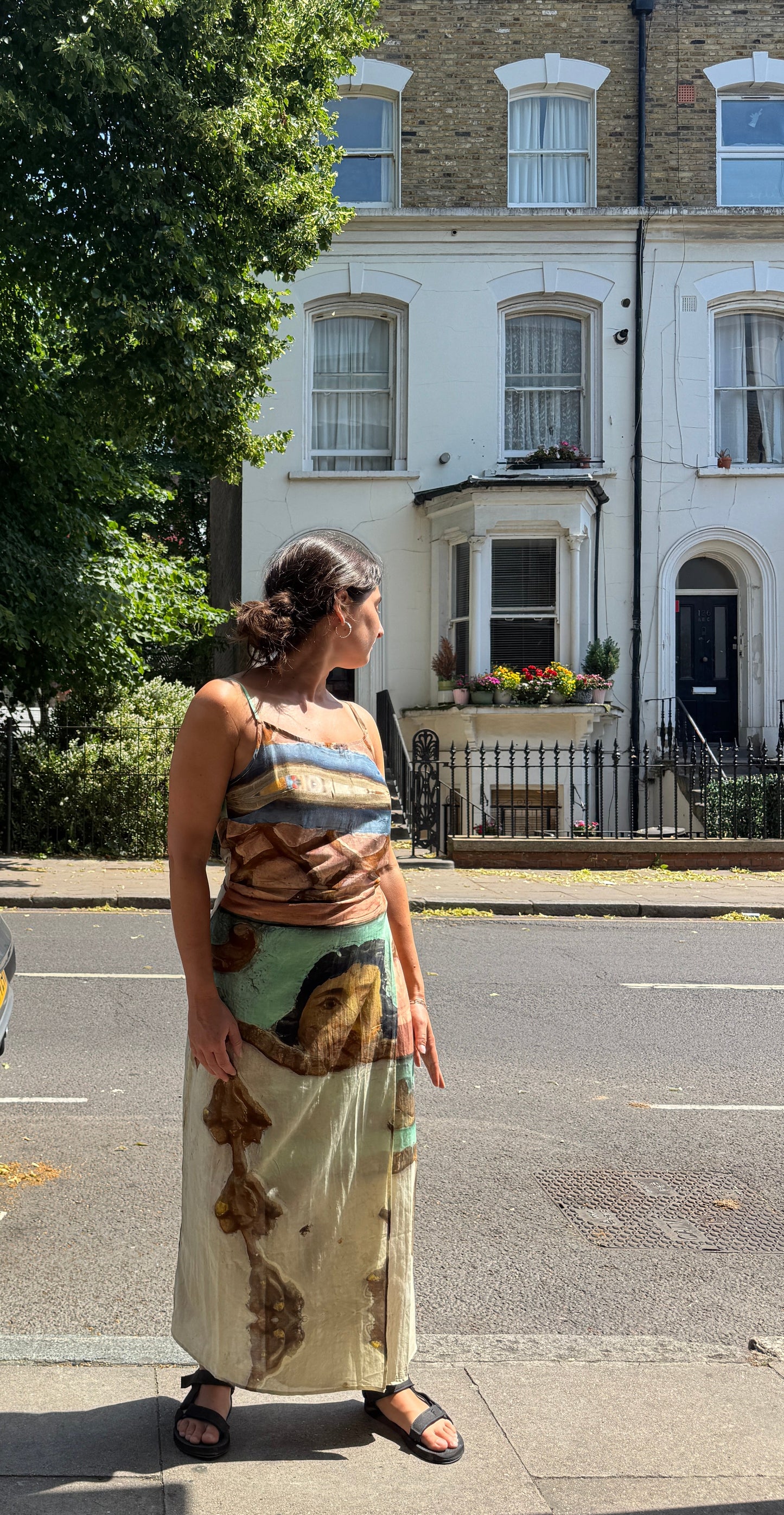 MOUZAHRES - L'ORACOLO WRAP DRESS