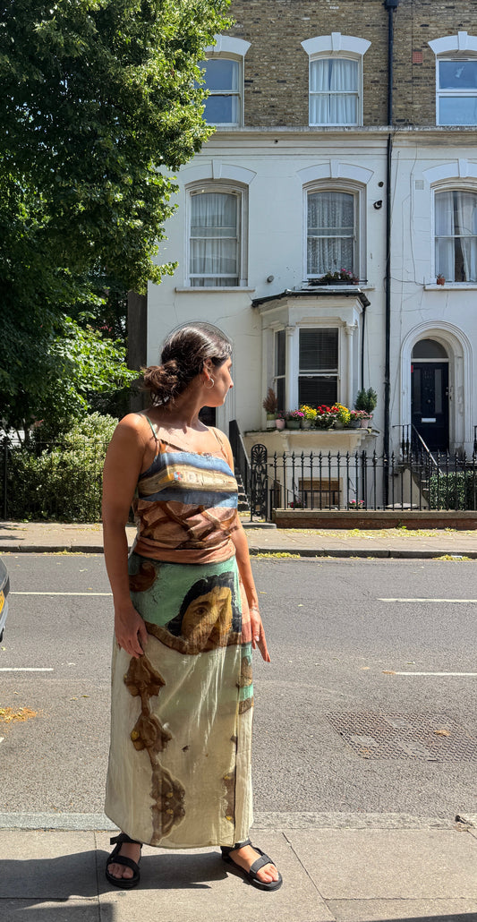 MOUZAHRES - L'ORACOLO WRAP DRESS