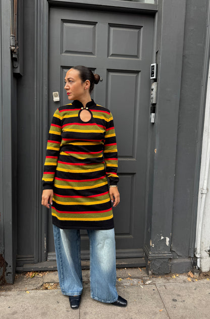 SK VINTAGE STRIPE DRESS