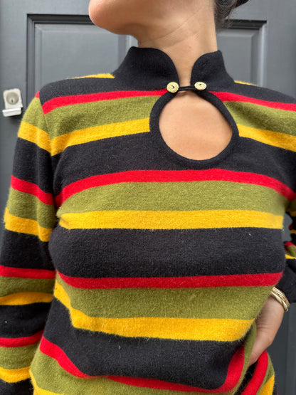SK VINTAGE STRIPE DRESS