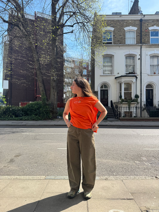GINA CORRIERI SHIFT TOP ORANGE