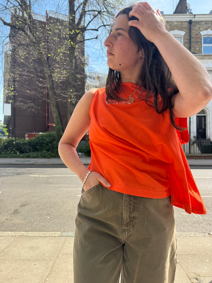 GINA CORRIERI SHIFT TOP ORANGE