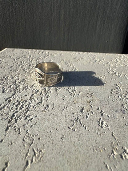 SACROSANCT EVIL EYE ADJUSTABLE RING