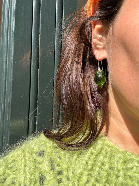 SISI JOIA GOTA MIDI EARRINGS GREEN