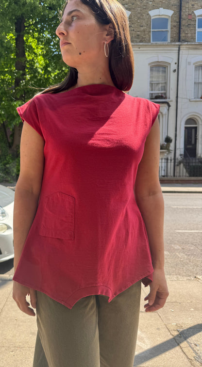 GINA CORRIERI TEE RED