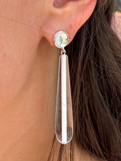 SISI JOIA MARYAM EARRINGS CLEAR