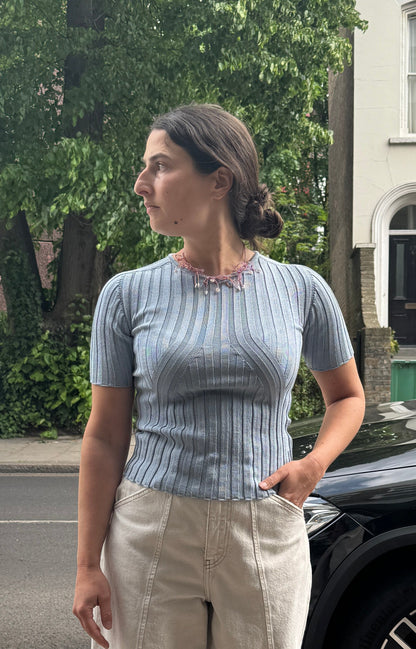 SBJ AYA TOP BLUE