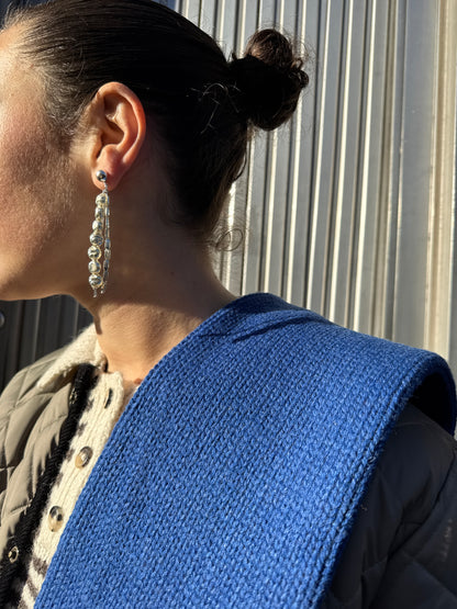 SISI JOIA GARBE EARRINGS - SILVER