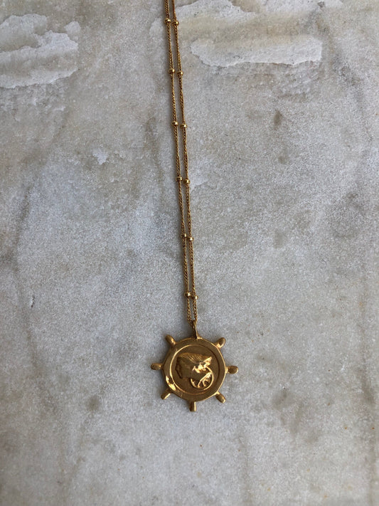 ESOTIC LA DEA BENDATA CHARM NECKLACE