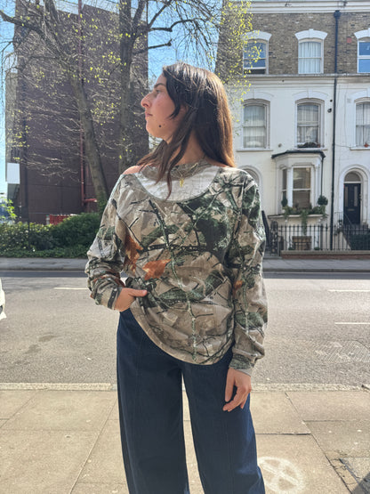 GINA CORRIERI LONGSLEEVES REVERSIBLE CAMO
