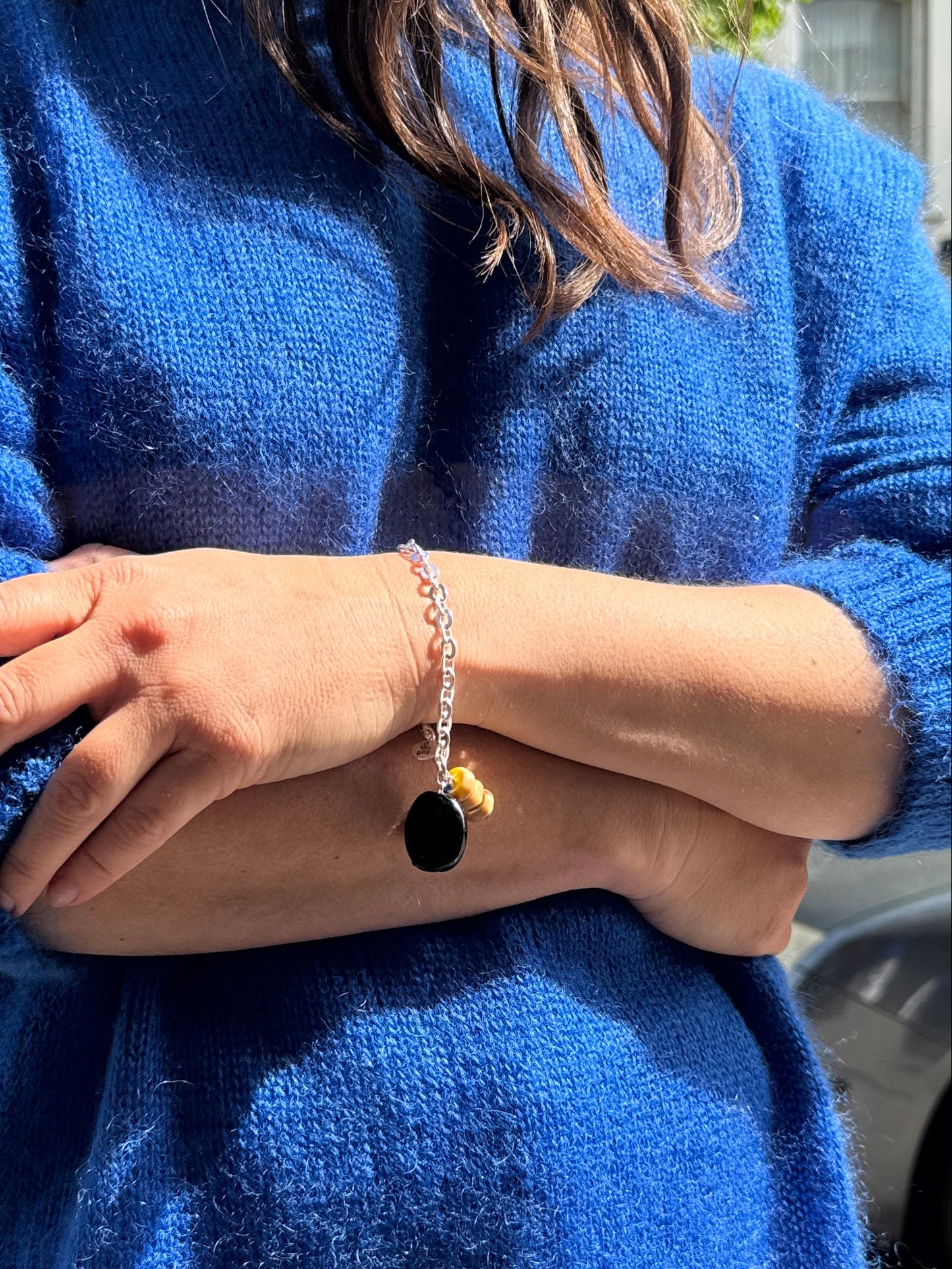 SISI JOIA PONI BRACELET - BLACK/MULTI