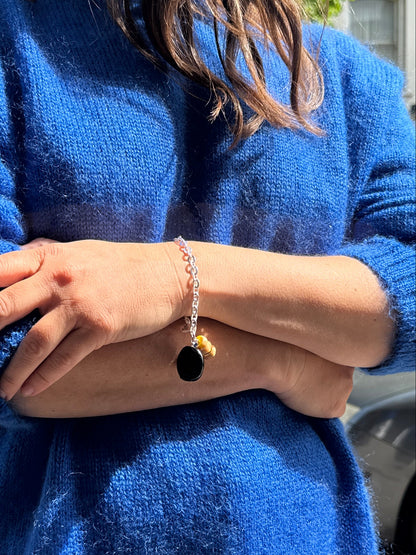 SISI JOIA PONI BRACELET - BLACK/MULTI