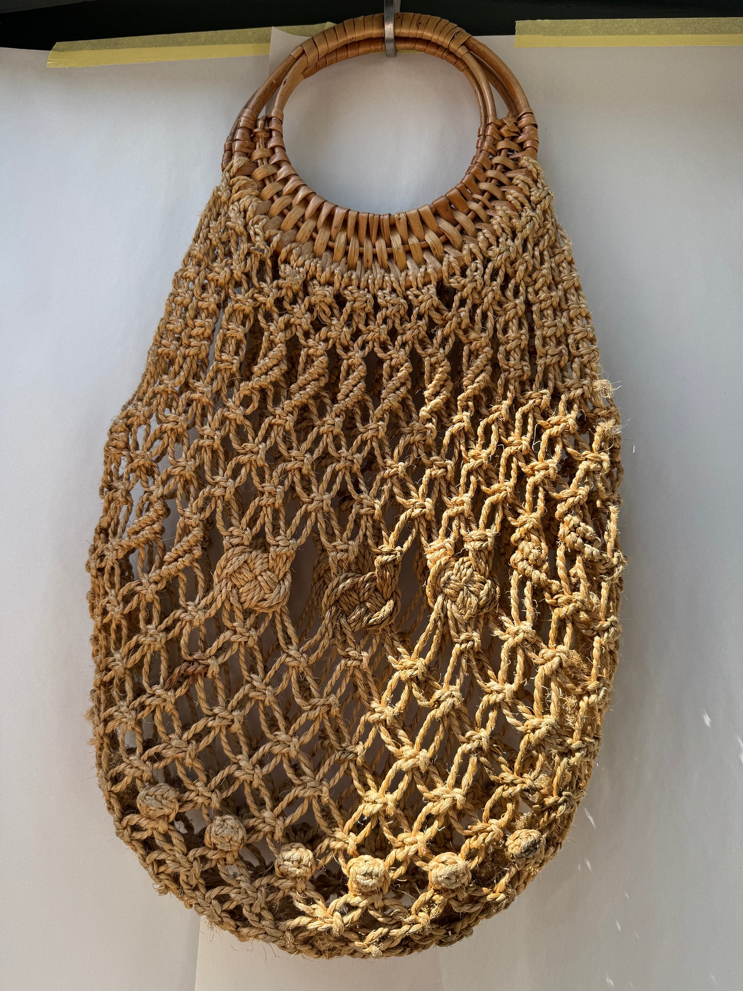 SK VINTAGE LARGE CROCHET BAG