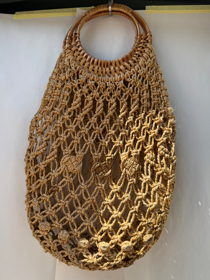 SK VINTAGE LARGE CROCHET BAG