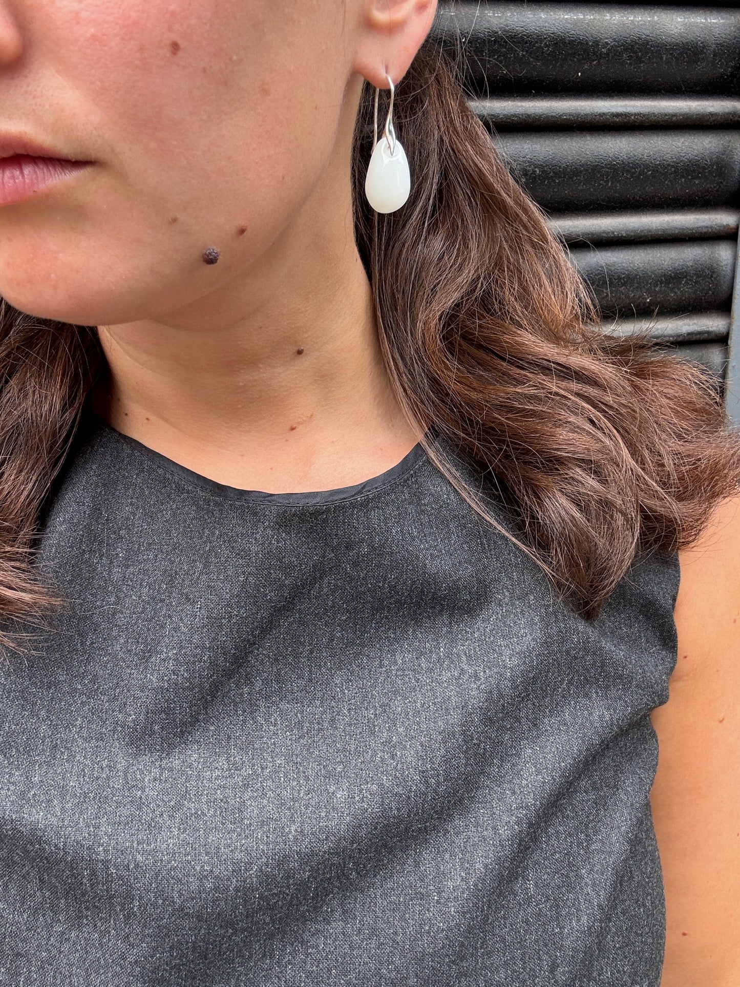 SISI JOIA GOTA EARRINGS MILK