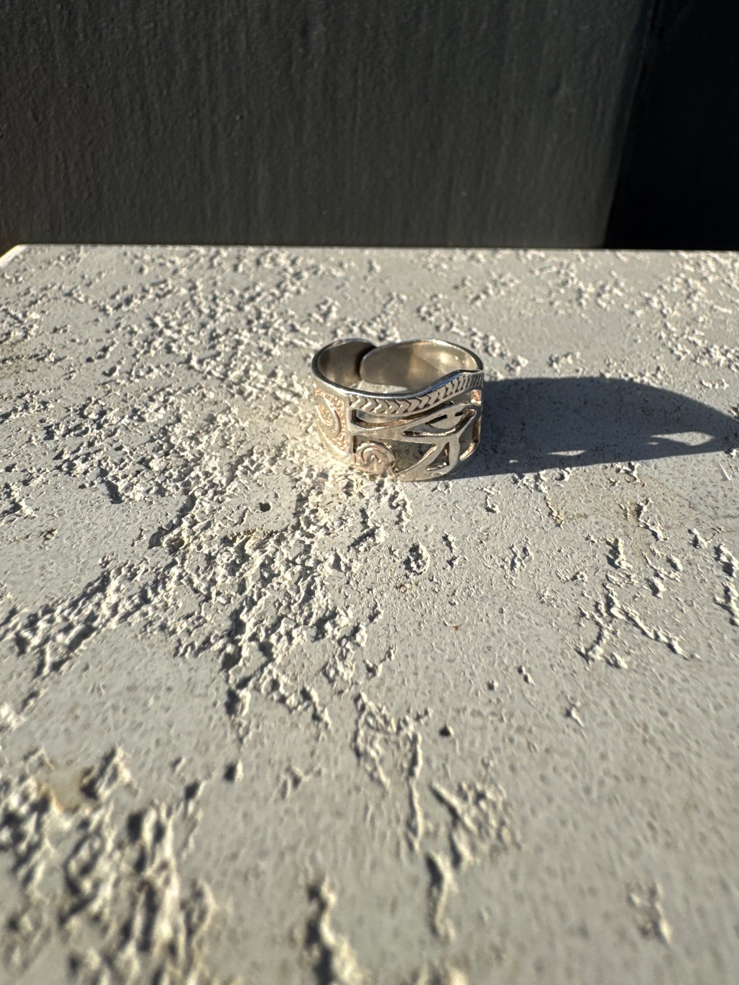 SACROSANCT EVIL EYE ADJUSTABLE RING