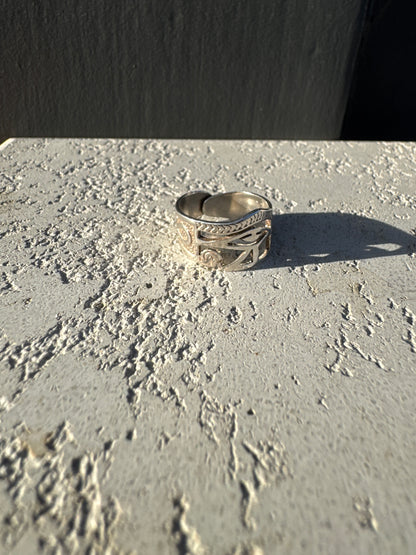SACROSANCT EVIL EYE ADJUSTABLE RING