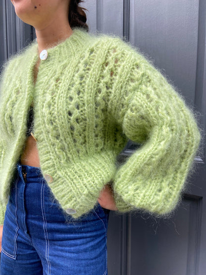 ROSEKUMO PISTACHIO CARDIGAN