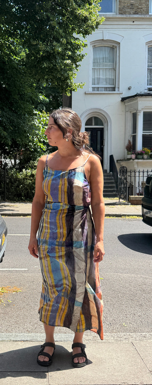 MOUZAHRES - ZOSMA WRAP DRESS