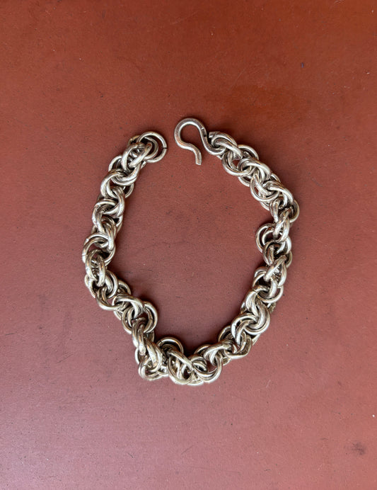 SANCROSANCT 925 SILVER MULTI HOOP BRACELET