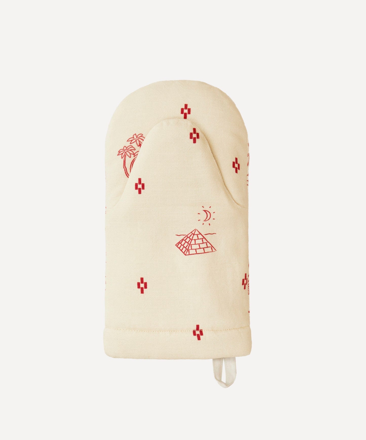 CHERRY FLIPS REWORKED OVEN MITT RED