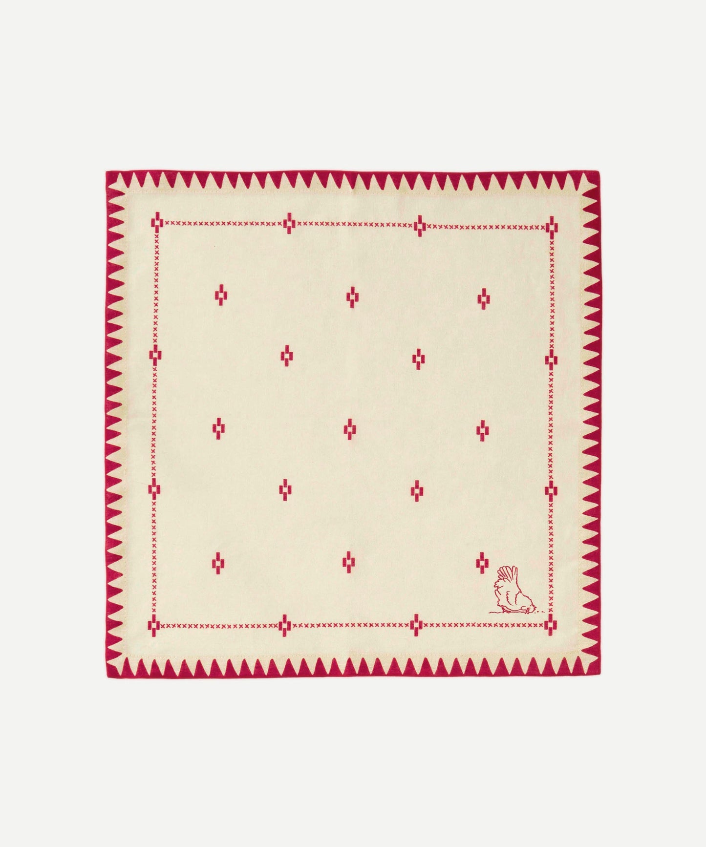 CHERRY FLIPS NAPKIN RED SET OF 6