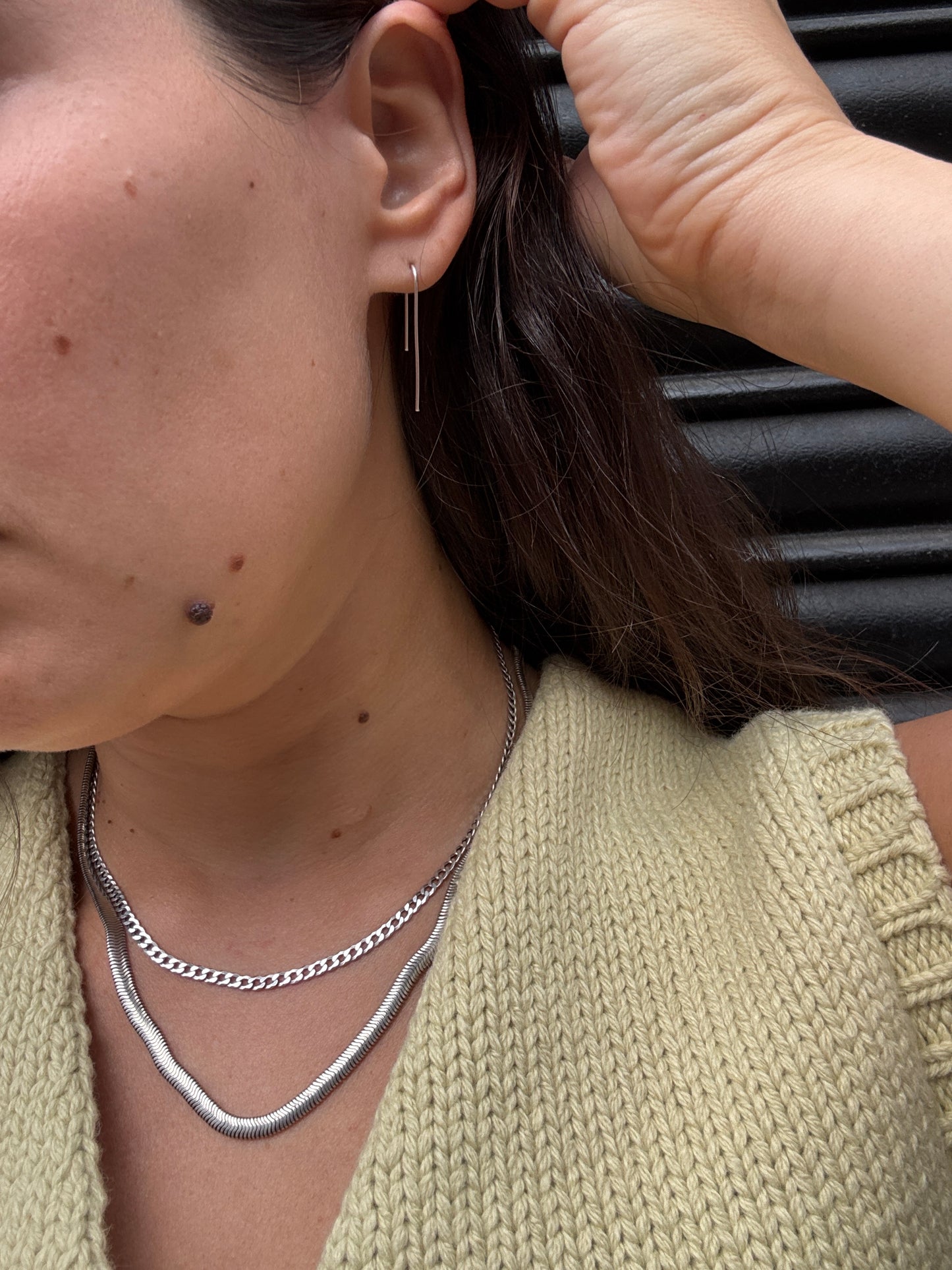 NODO ESSENTIAL EAR THREADS SILVER