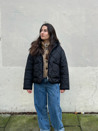 LAVENHAM BIG QUILT ZIPPED CRAYDON SABLE BLACK