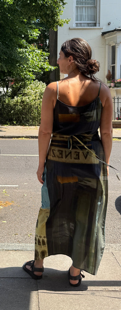 MOUZAHRES - VENETIA WRAP DRESS