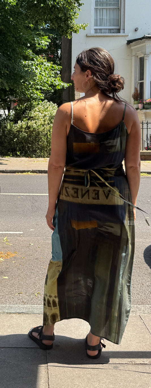 MOUZAHRES - VENETIA WRAP DRESS