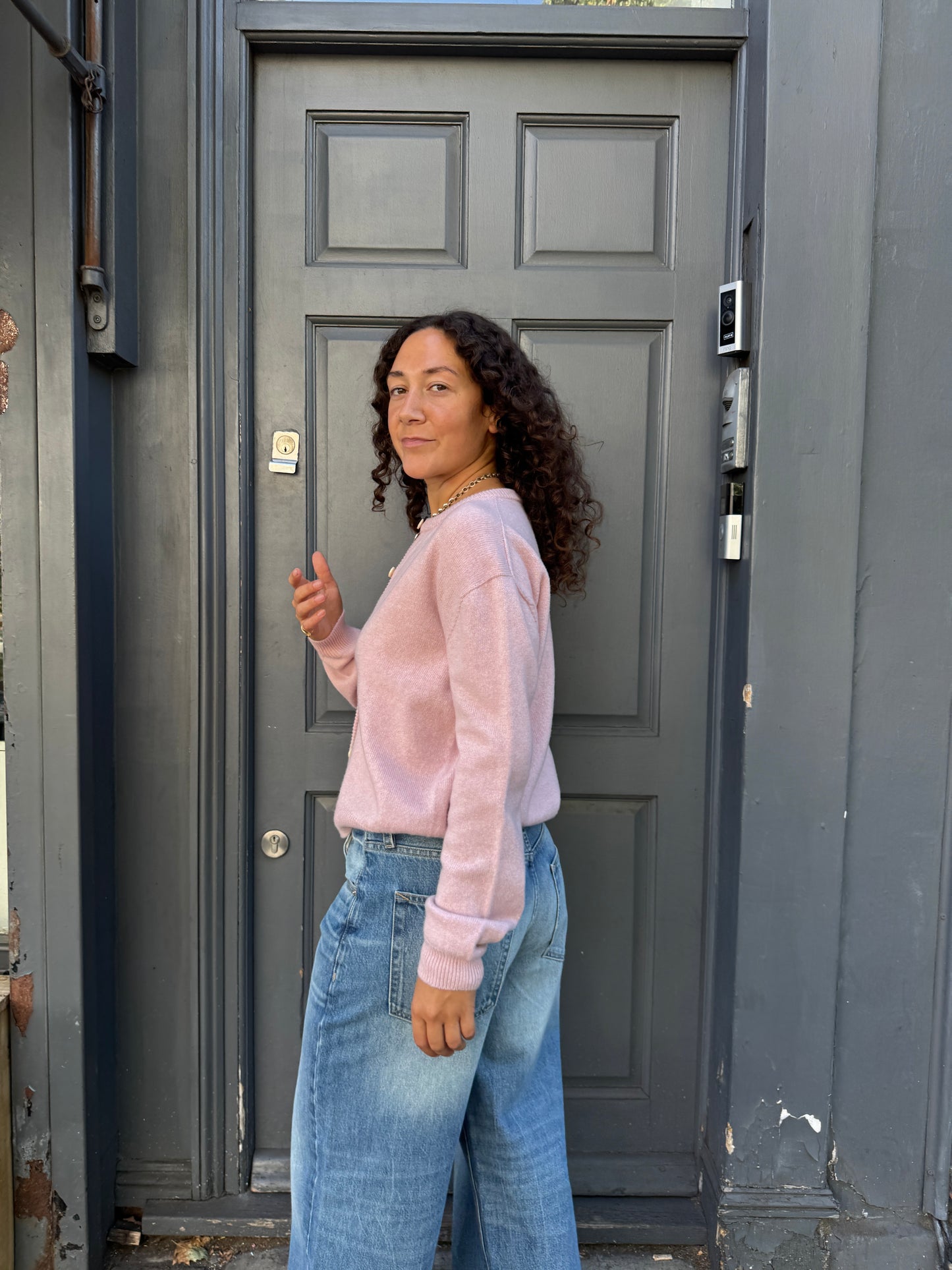 THE GATHER - PINK POPPY CARDIGAN