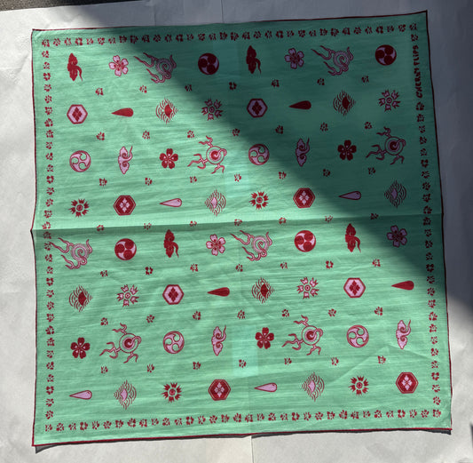 CHERRY FLIPS MONSHO SCARF JADE