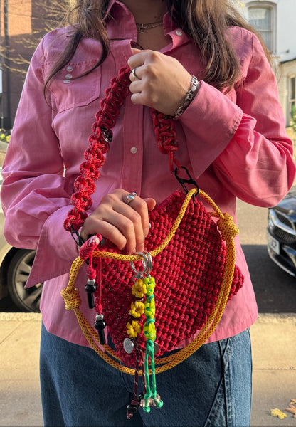KNOTT TODAY MEDIUM RED BAG
