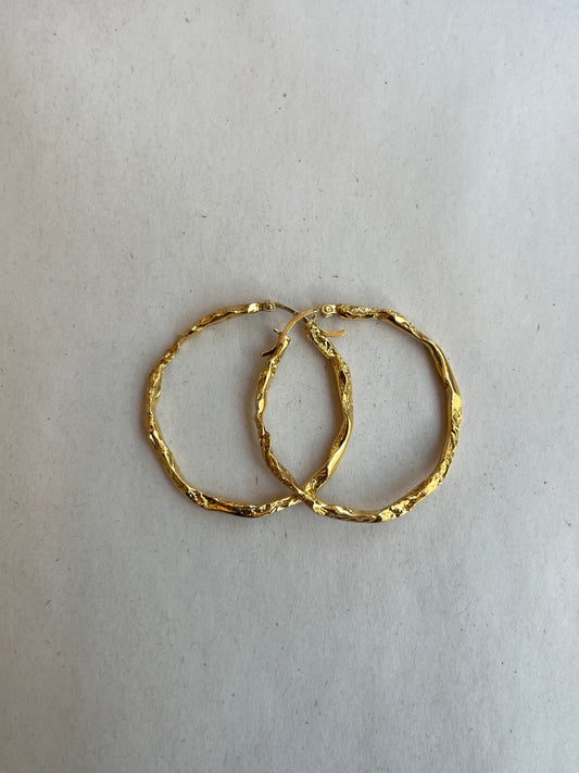 AIMOS MOLTEN HOOPS LARGE GOLD