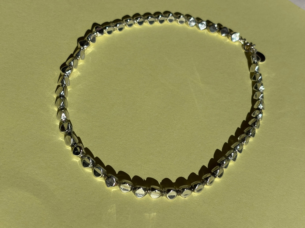SISI JOIA TRIANGLE NECKLACE - SILVER
