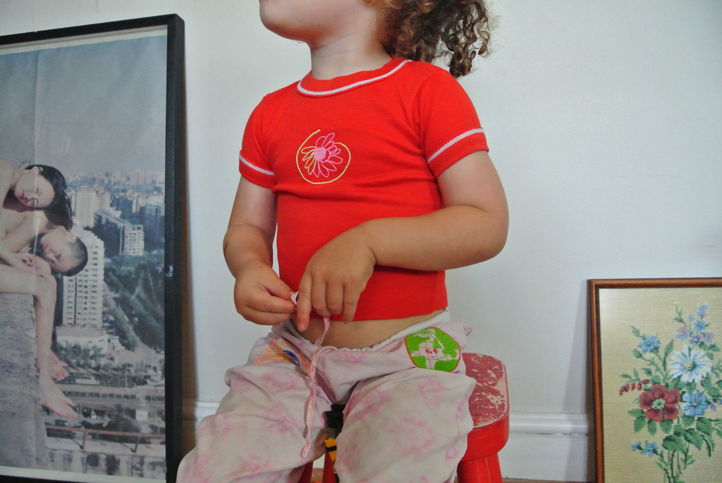 NO NEW TEE FLOWER SWIRL