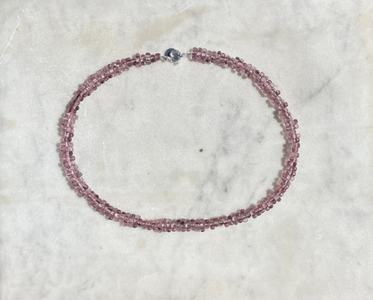 SISI JOIA CORI NECKLACE LILAC CLEAR