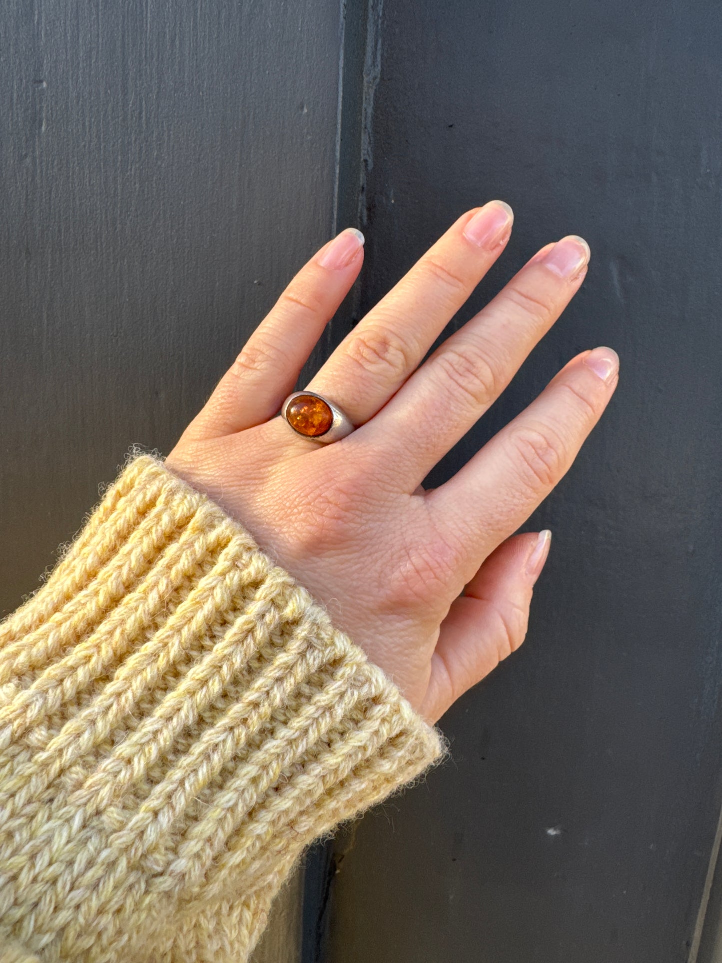 SACROSANCT JASPER STONE RING