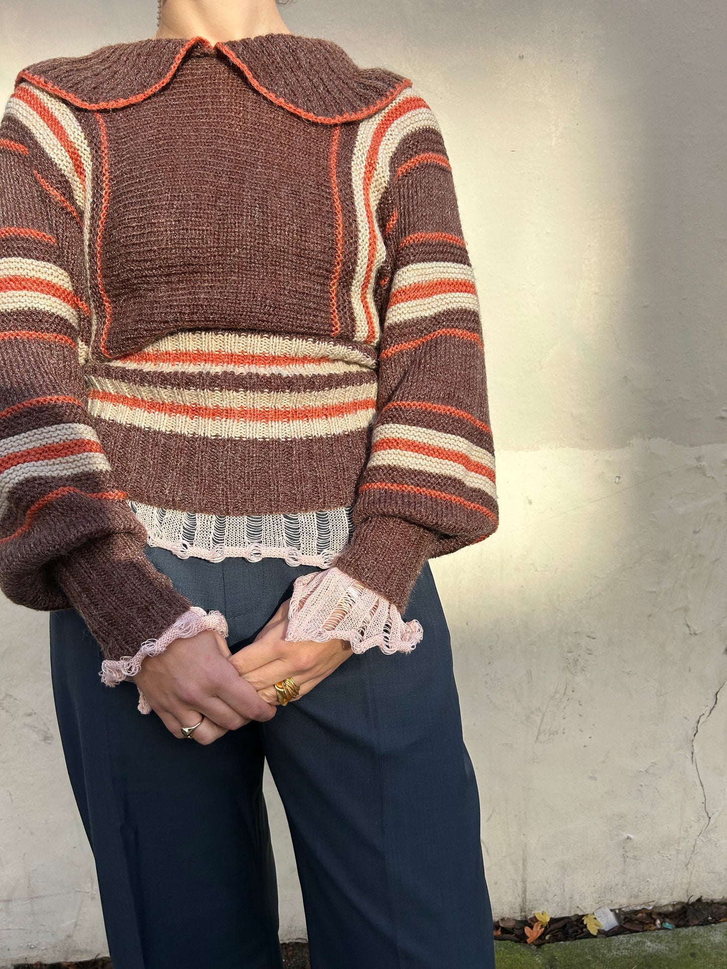 SK VINTAGE HAND KNITTED TOP