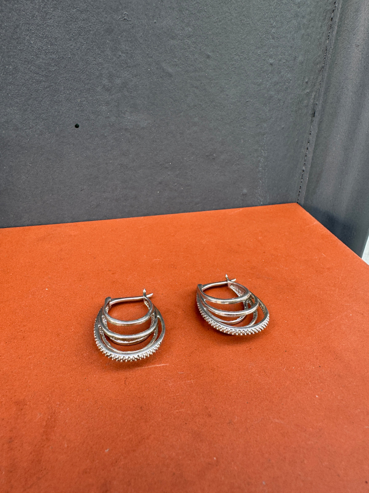 SACROSANCT TRIPLE HOOP EARRINGS