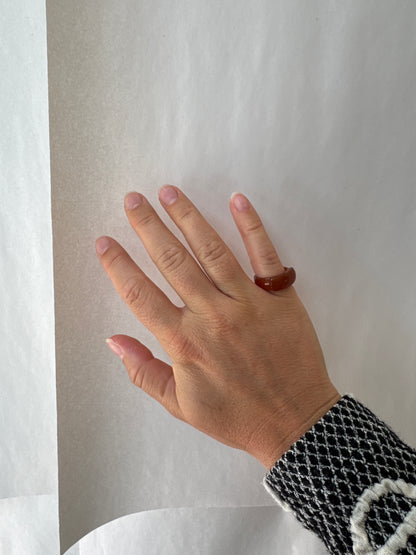 SISI JOIA GLASS RING RUST