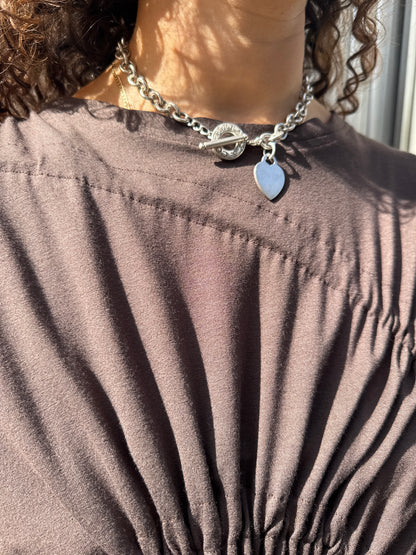 SACROSANCT TIFFANY LINK HEART CHAIN