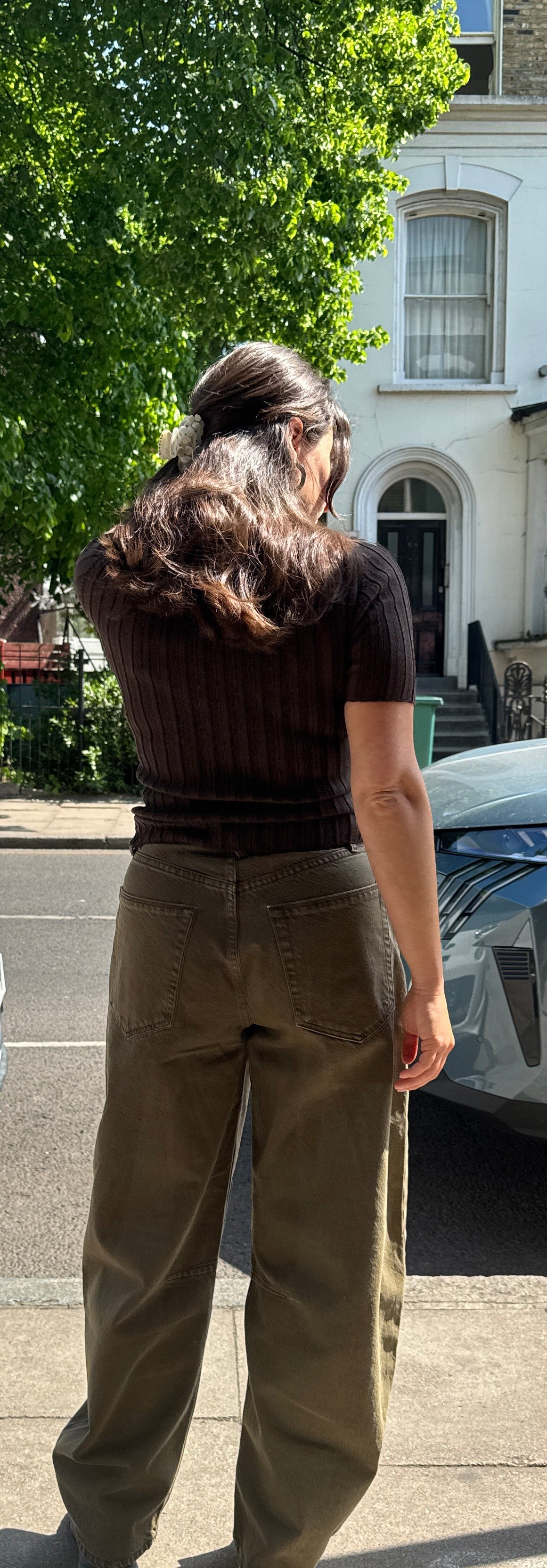 SBJ AYA TOP -  BROWN