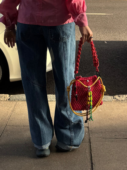 KNOTT TODAY MEDIUM RED BAG