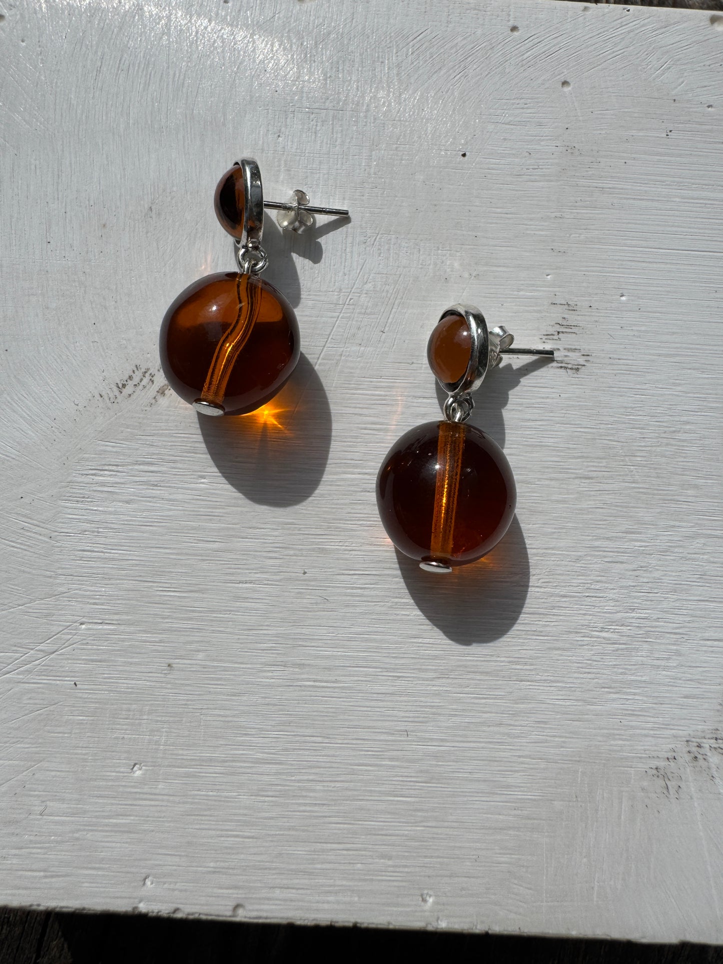 SISI JOIA MATENE EARRINGS AMBER