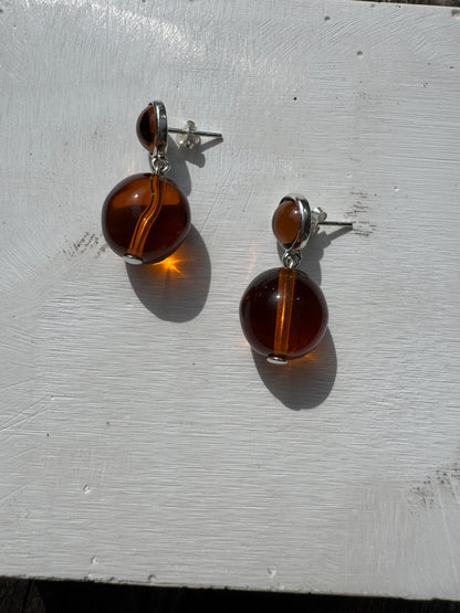 SISI JOIA MATENE EARRINGS AMBER