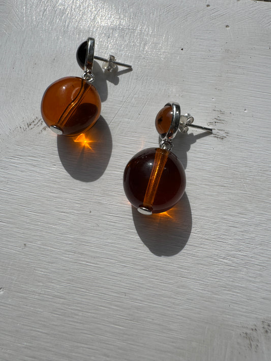 SISI JOIA MATENE EARRINGS AMBER