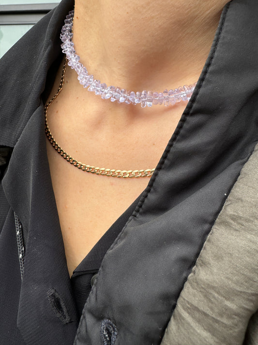 SISI JOIA CORI NECKLACE LILAC