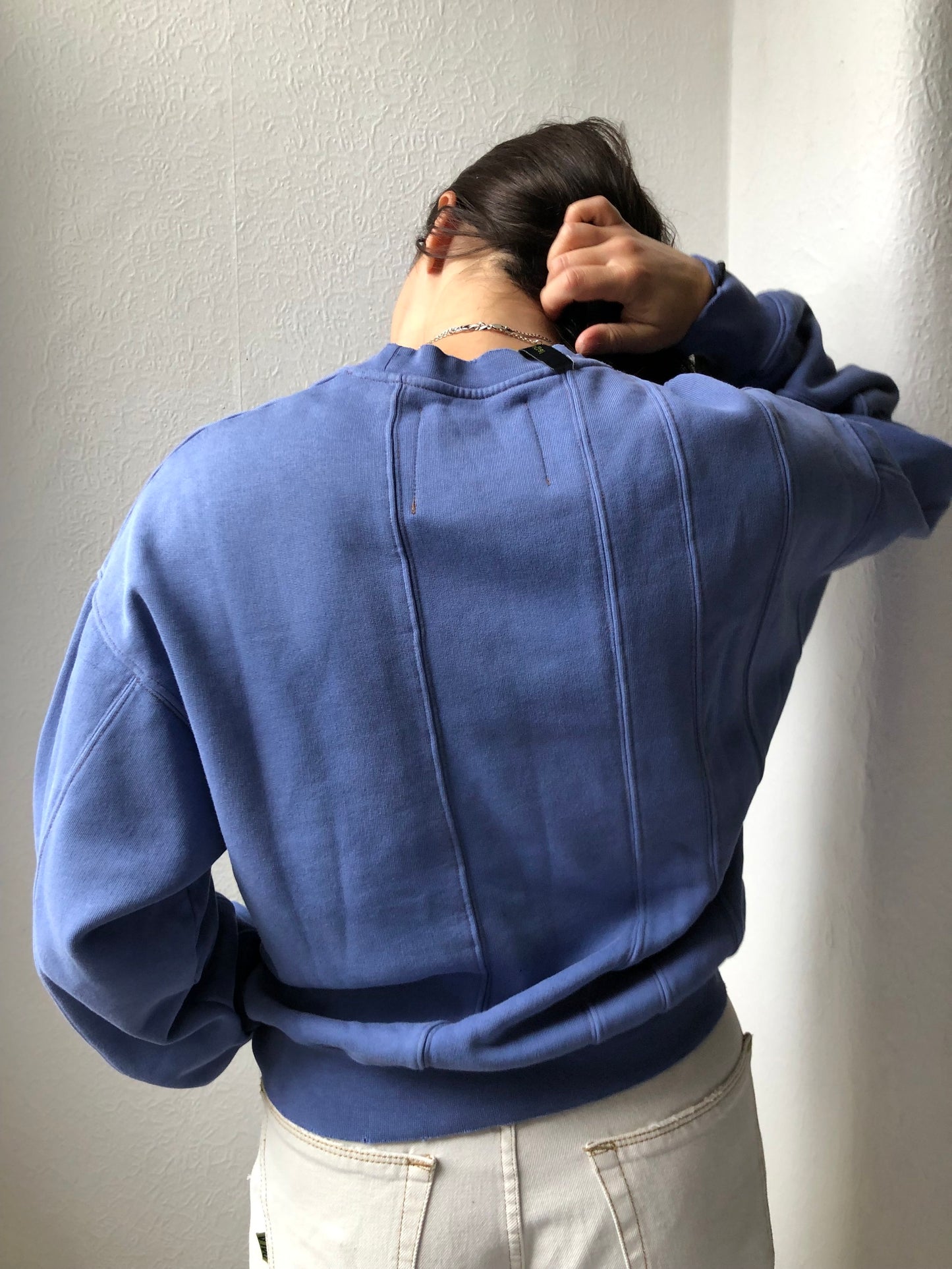 DALA MULTIPANEL SWEATER BLUE