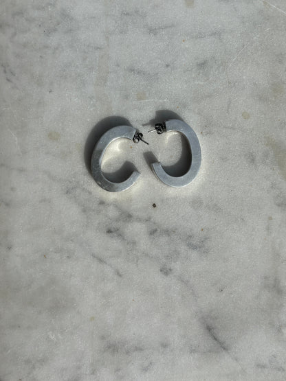 SACROSANCT LARGE SCULPTURAL HOOP EARRINGS